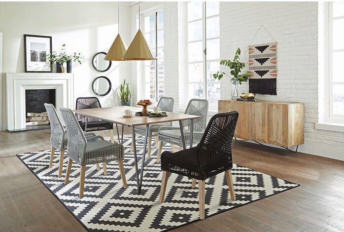 Ghế ăn đan dây chéo lưng CrossBack