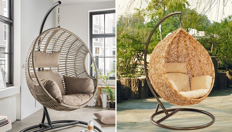 ghế xích đu mây đẹp