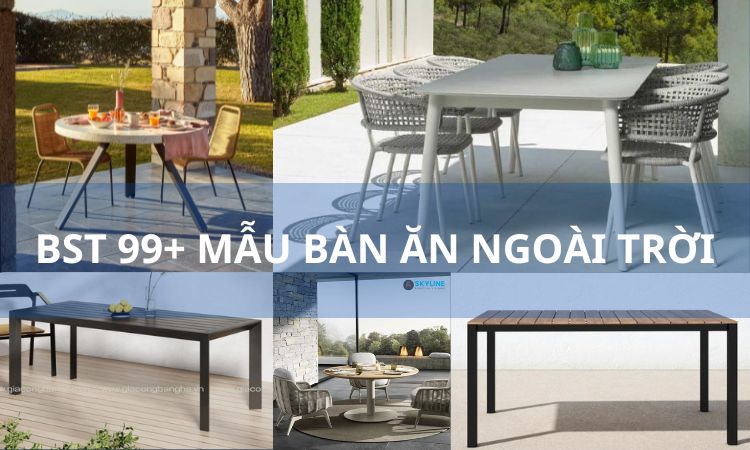 bàn ăn ngoài trời