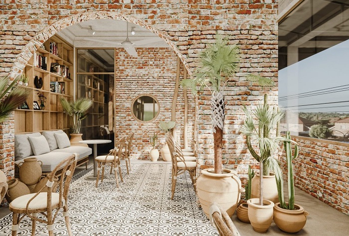 phong cách độc đáo quán cafe ngoài trời