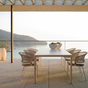 ghế đan dây dù, đan nhựa giả mây