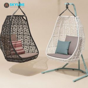 xích đu đan mây nhựa